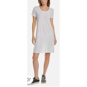 JAMES PERSE T Shirt Dress in White NWT Size 2/Medium US
